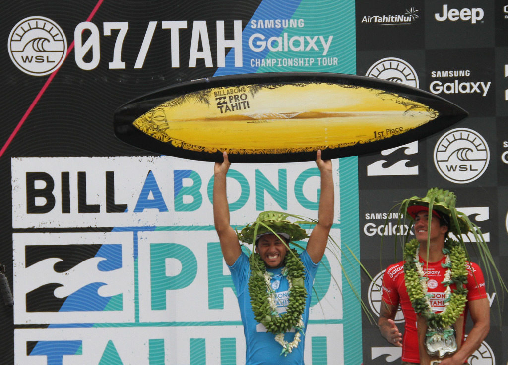 Flores won by defeating reigning WSL World Champion and defending event winner Gabriel Medina 