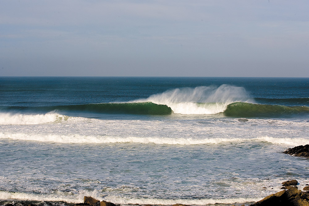 A summer swell pumping through at North Fistral, one good reason to go camping in Cornwall this summer Photo: Ben Selway