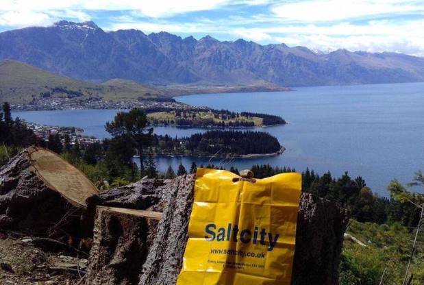 A Salt City bag in Queenstown, New Zealand