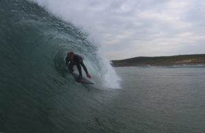 Kiefer Thomson finding a little tube.