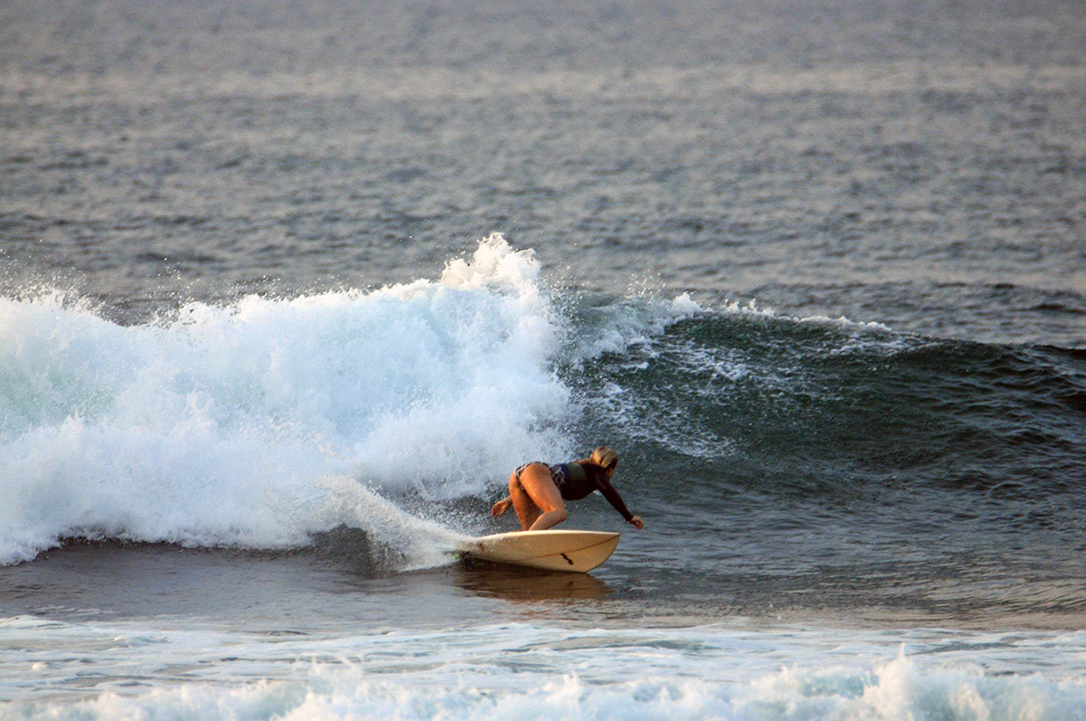 Jenny jones surfing