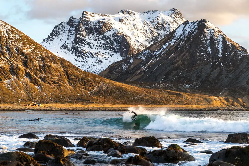 Surfing in Norway