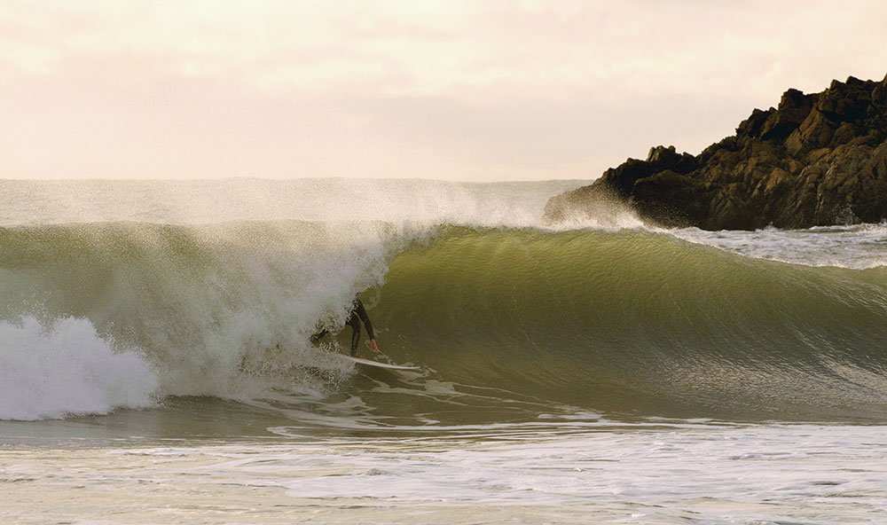 Chris Rigby pulling in; The Pole. Image Dean James