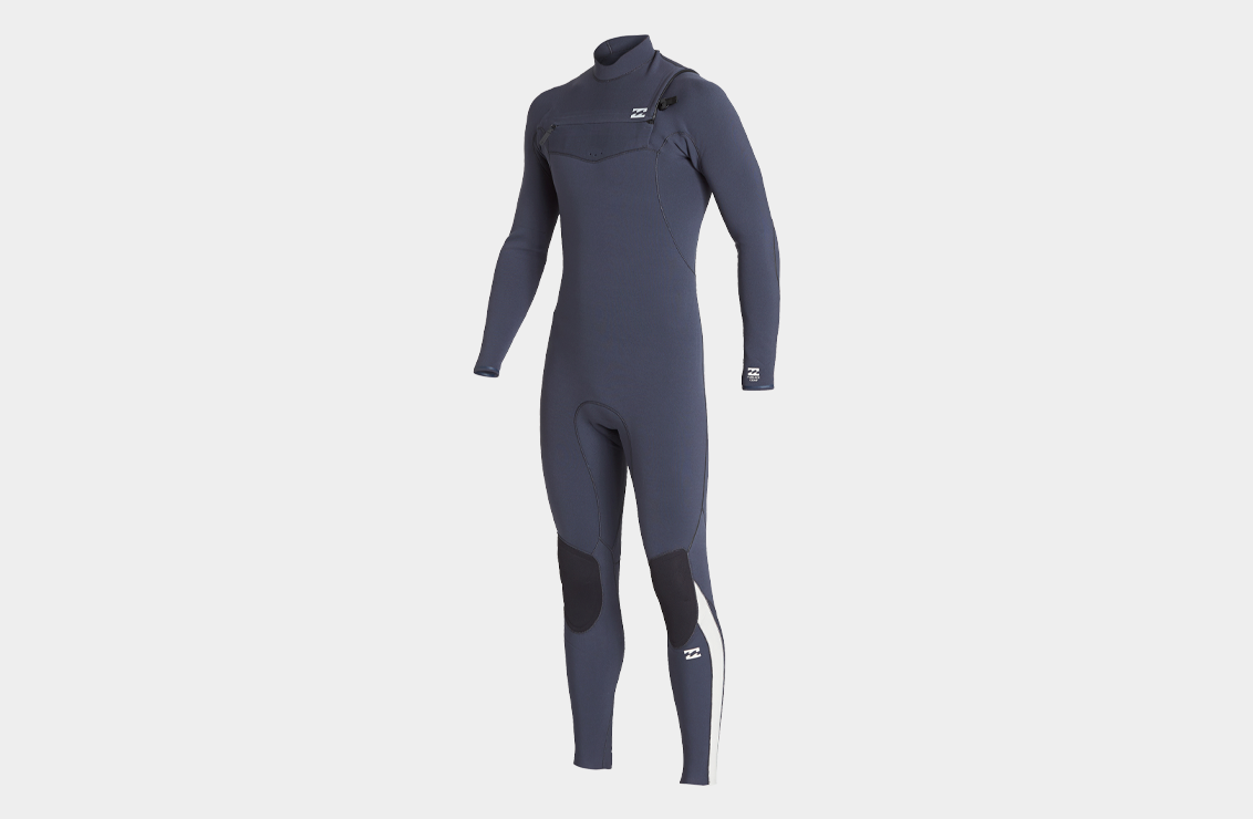 Billabong Mens Furnace Carbon Comp 4/3mm Chest Zip Wetsuit Slate 